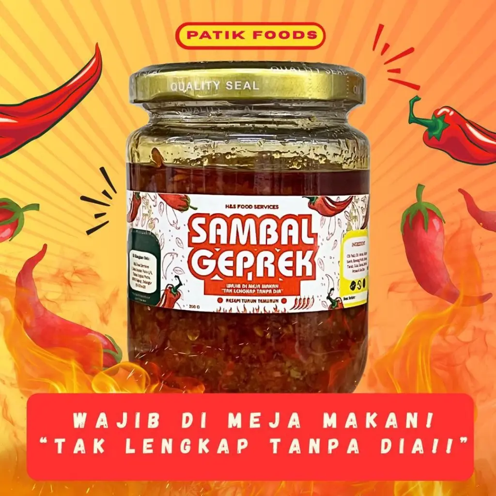 Sambal Geprek Pedas Berapi